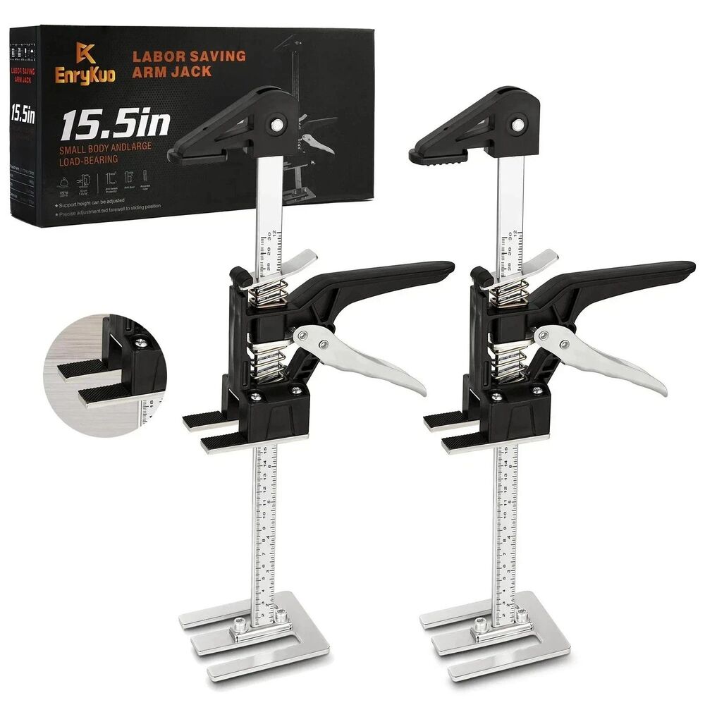 Labor Saving Arm Jack 2 Pack,15.5 Inch Multifunctional Furniture Lifter Jacks...